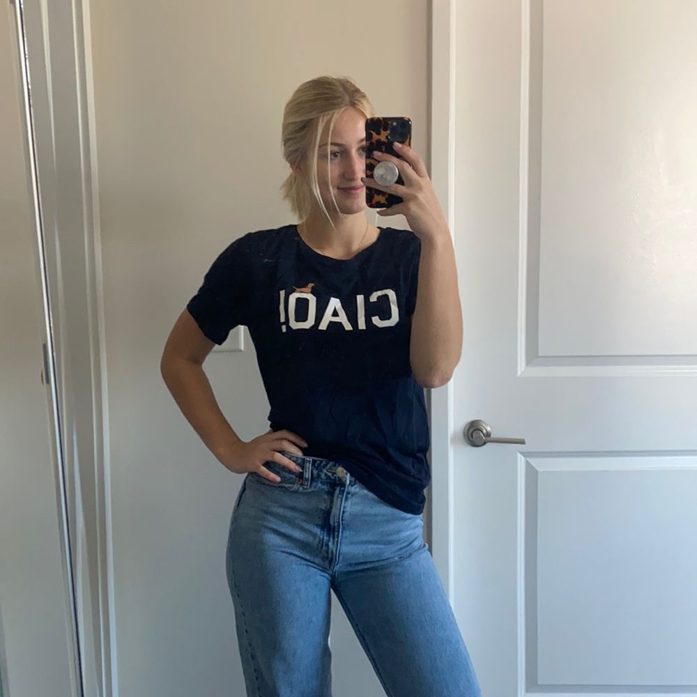 BANANA REPUBLIC Graphic “Ciao!” Tee